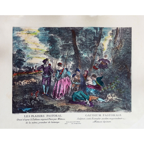 Sub.:5 - Lote: 10 - Escena de Watteau