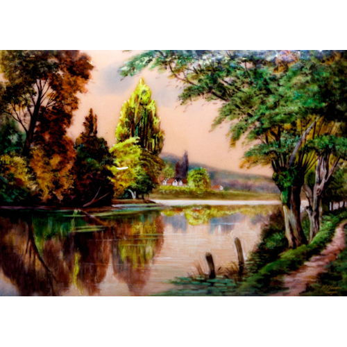 Sub.:6 - Lote: 4 - F. J. Carmona Amanecer en la ribera del río