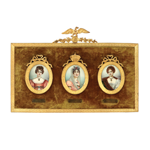 Sub.:6 - Lote: 176 - Madame Tallien, Josefina Bonaparte y la duquesa de Abrantes