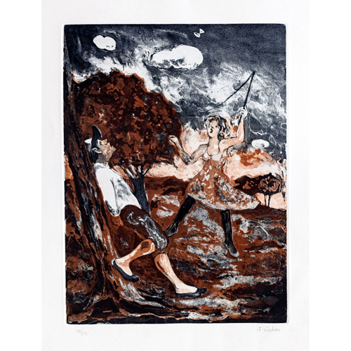 Sub.:8 - Lote: 3 - LUIS GARCÍA OCHOA (San Sebastián, 1920) Escena nocturna